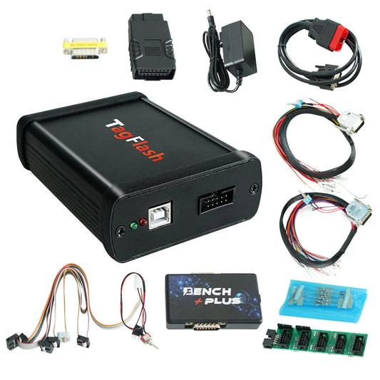 Programador TagFlash ECU BANCO/OBD/BOOT/BDM/modo JTAG Leitura completa