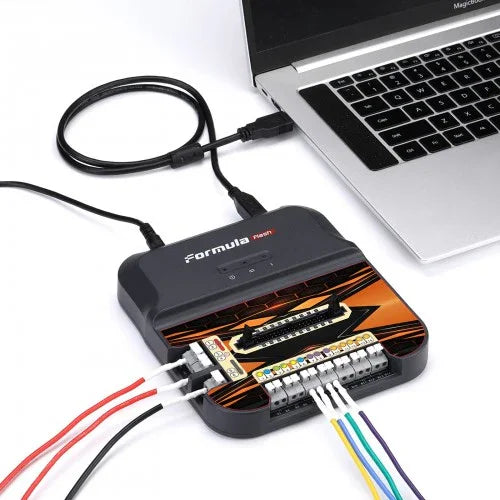 Novo programador Formulaflash 2024 para reprogramação de ECU e TCU com suporte para atualizações online e 1 ano de garantia.