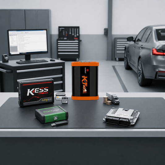 Ultimate ECU Tuning Tool Comparison 2026: KT200 vs FoxFlash vs PCMTuner vs KESS3