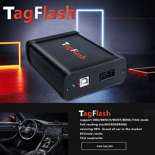 TagFlash ECU Programmer BENCH/OBD/ BOOT/BDM /JTAG mode Full reading