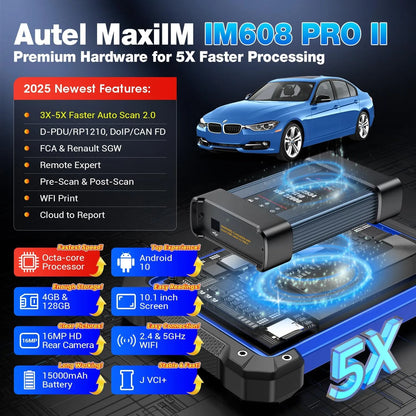 [Ship from EU/UK] 2026 Autel MaxiIM IM608 PRO II (Autel IM608 II) Full Kit with JVCI+ Plus IMKPA Accessories Get Free G-Box3 APB112