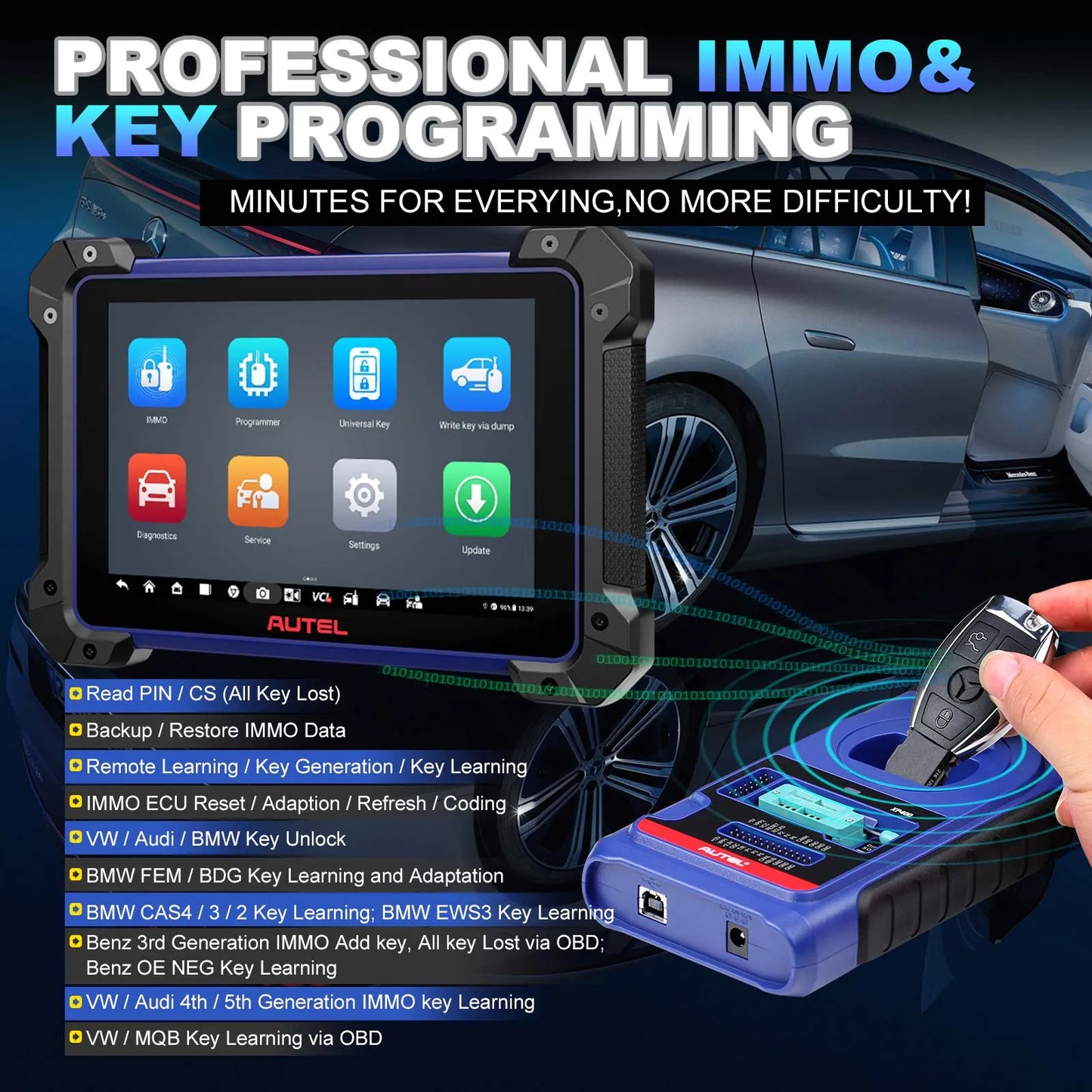 [Ship from EU/UK] 2026 Autel MaxiIM IM608 PRO II (Autel IM608 II) Full Kit with JVCI+ Plus IMKPA Accessories Get Free G-Box3 APB112